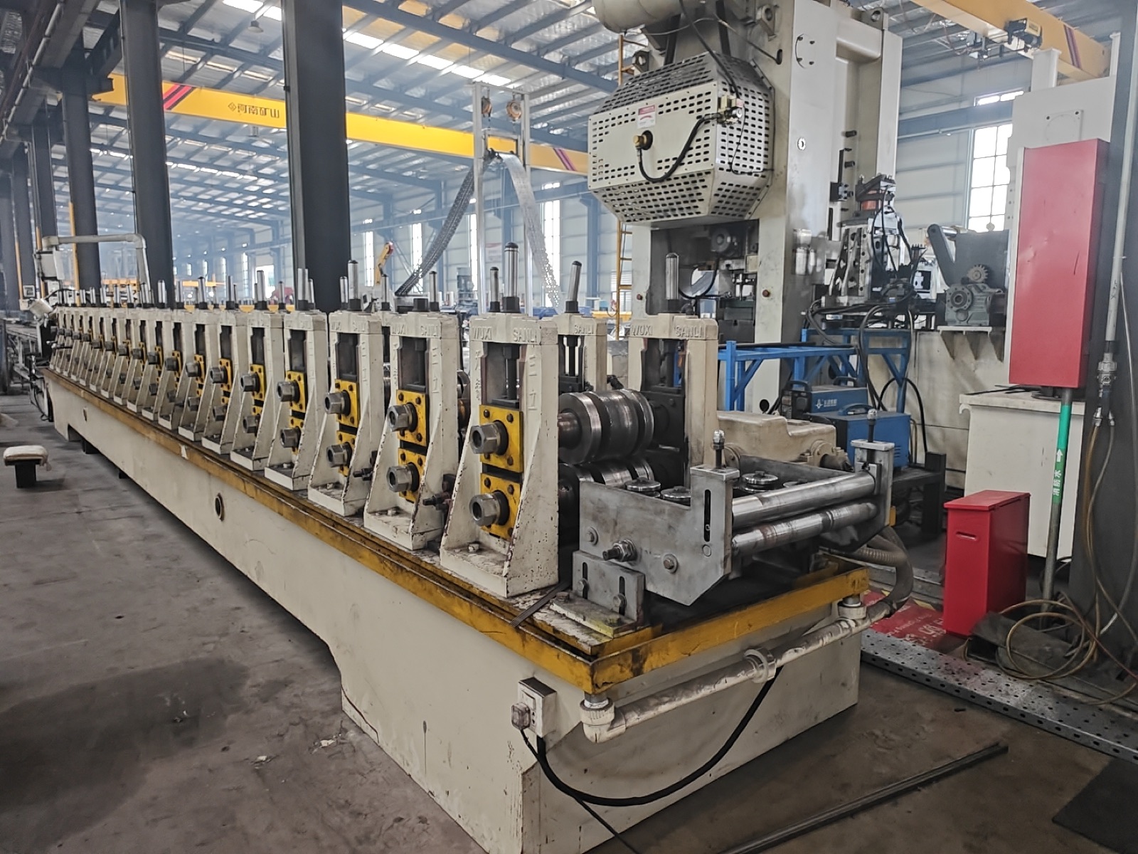 JISE automated beam production line
